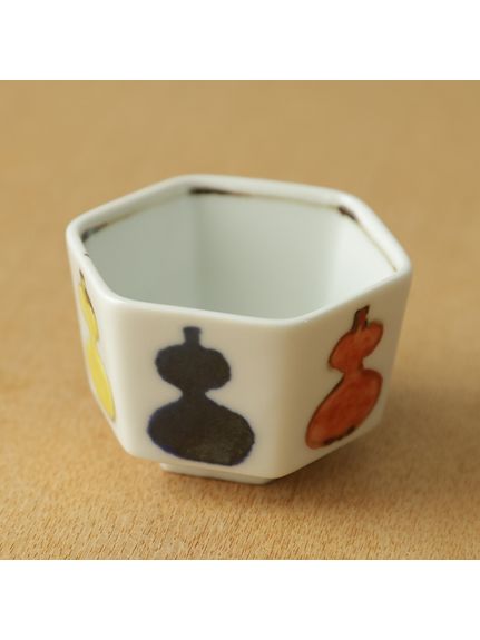 色絵 瓢箪 六角豆鉢/德永遊心（ボウル・鉢）｜Madu（マディ）｜HAKKA