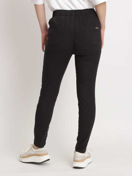 リネンリヨセルストレッチレギンスパンツ（レギパン）｜H.A.K（ハク