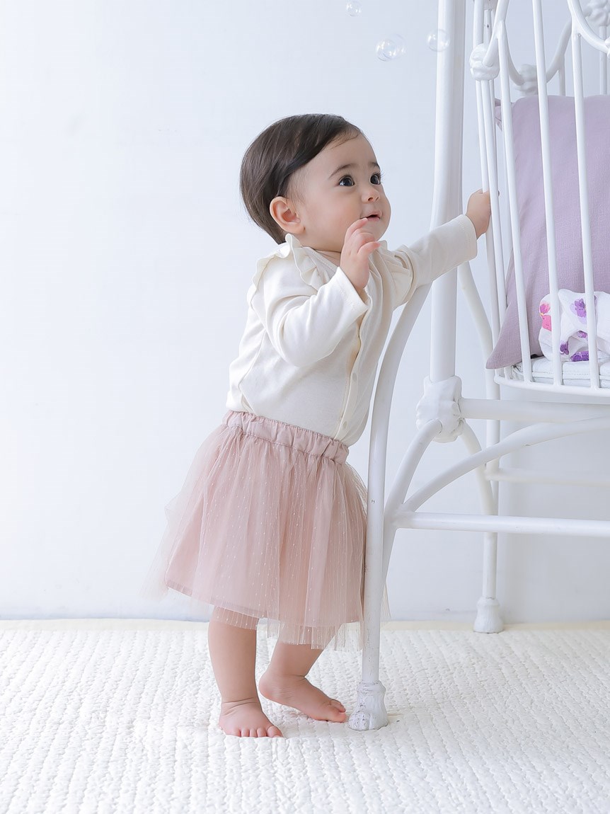 ベビー]ドットチュールスカート（ボトムス(ベビー)）｜hakka baby