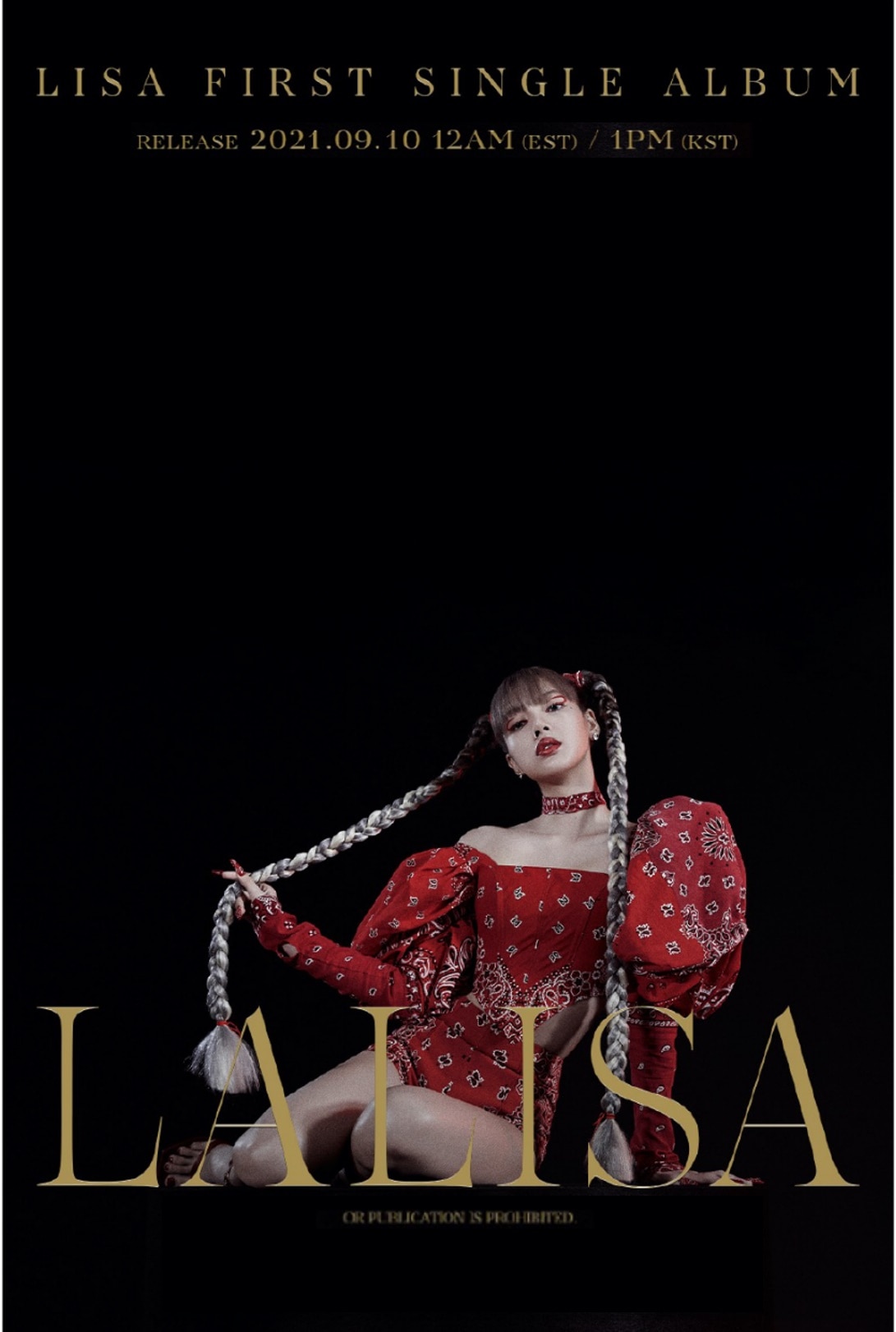 LISA 初のソロシングル「LALISA」9月10日(金)発売決定！UNIVERSAL