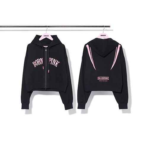 クロップドジップアップフーディー（M/L）