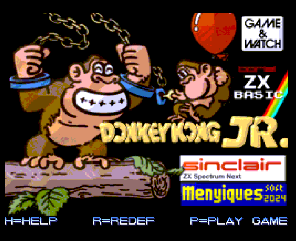 Donkey Kong Jr. G&W for ZX Next by Menyiques