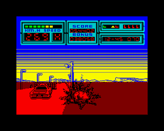 Crazy Cars 2+ [ZX Spectrum] by thealfest