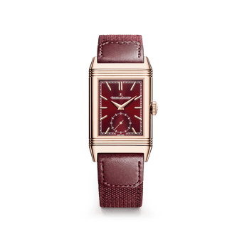 Rose Gold Men Watch Manual winding Reverso Tribute Small Seconds