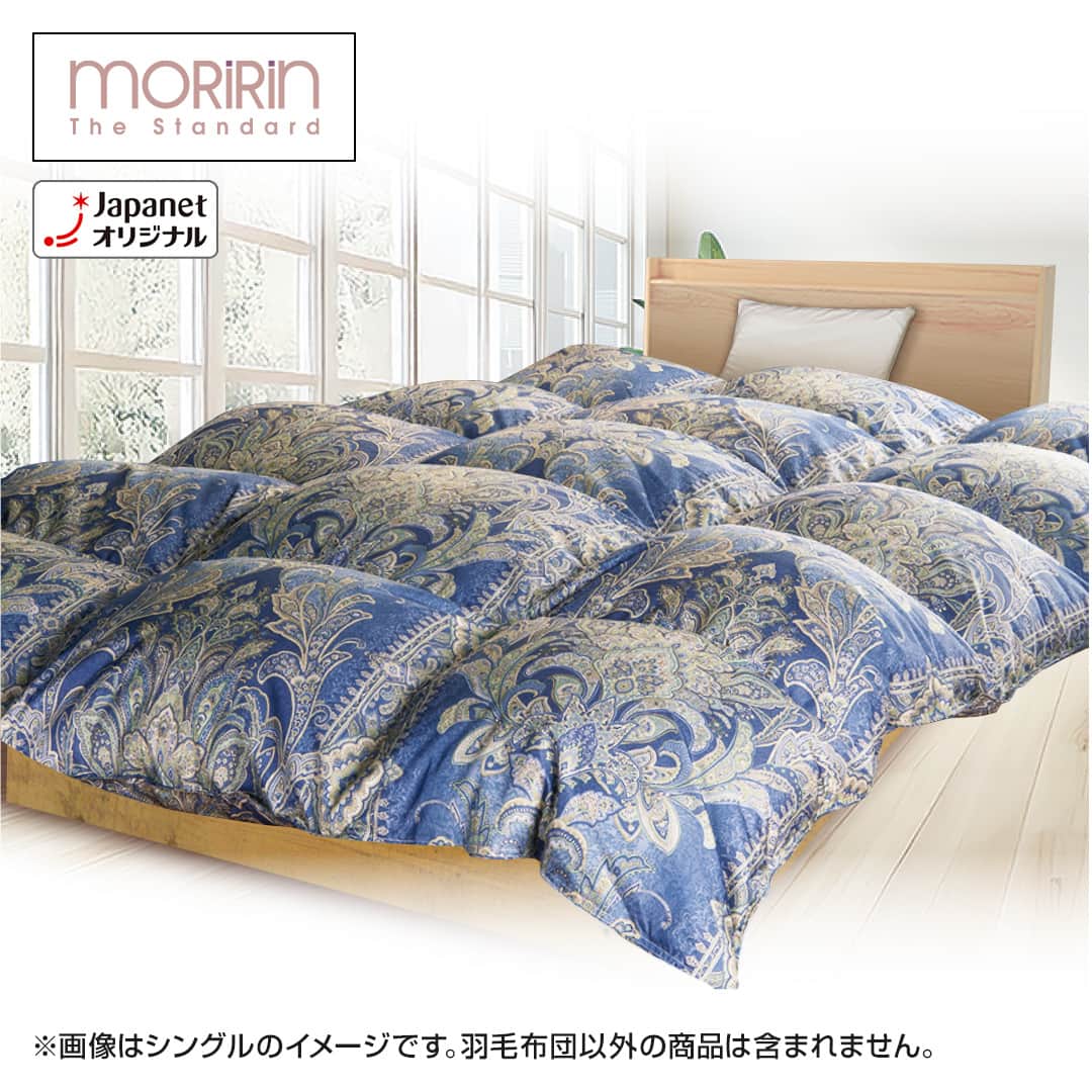 モリリン 布団・快眠グッズ エクセルラベル羽毛布団 シングル ワイン
