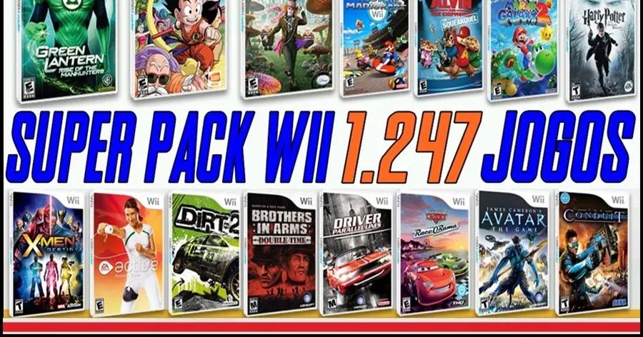 Jogos Nintendo wii e Wiiu super pacote - Serviços - Jardim Armênia
