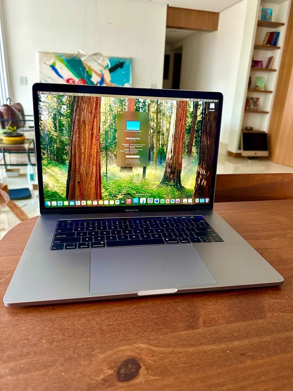 MacBook Pro 2019, i7 (6-Core), 15Pol. 16G RAM, 1.3 Terra SSD