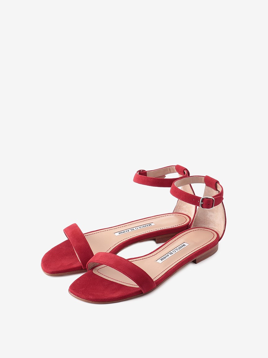 ゴートスエード アンクルベルトサンダル（シューズ）｜STRASBURGO OUTLET