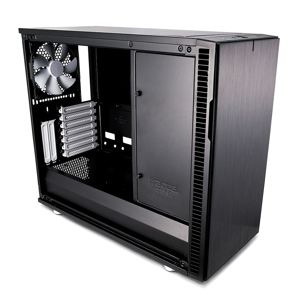 Fractal Design Define R6 Midi Tower Case - Black Tempered Glass | OcUK