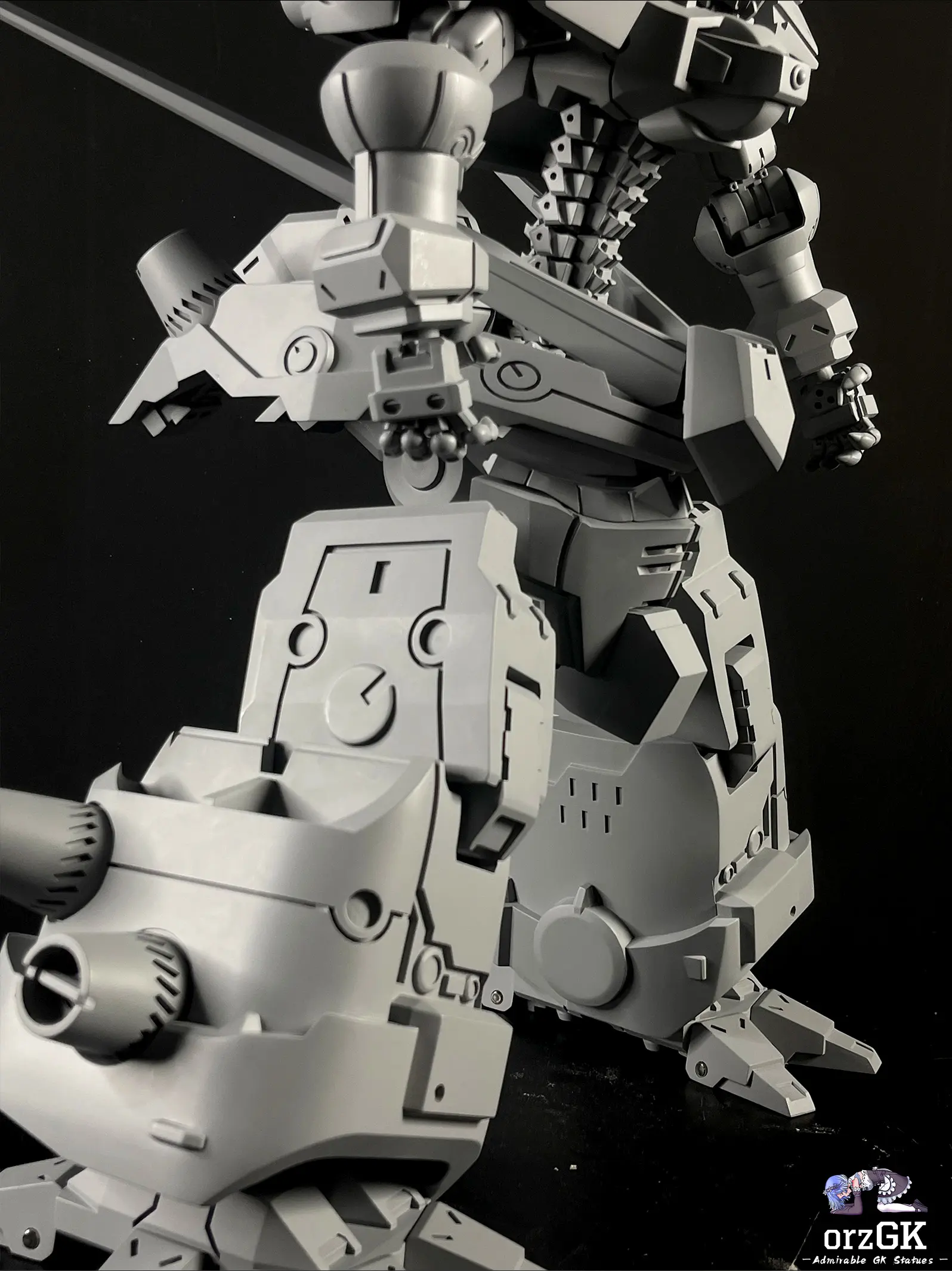 XXTOYS Studio - Gundam Series 1/60 Devil Gundam White mold - OrzGK