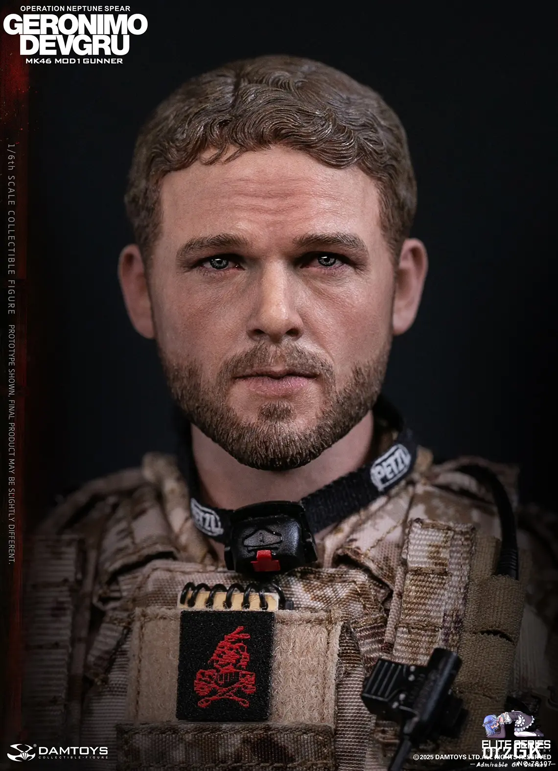 DAMTOYS - DEVGRU Operation Neptune Spear GERONIMO MK46 MOD1 Gunner