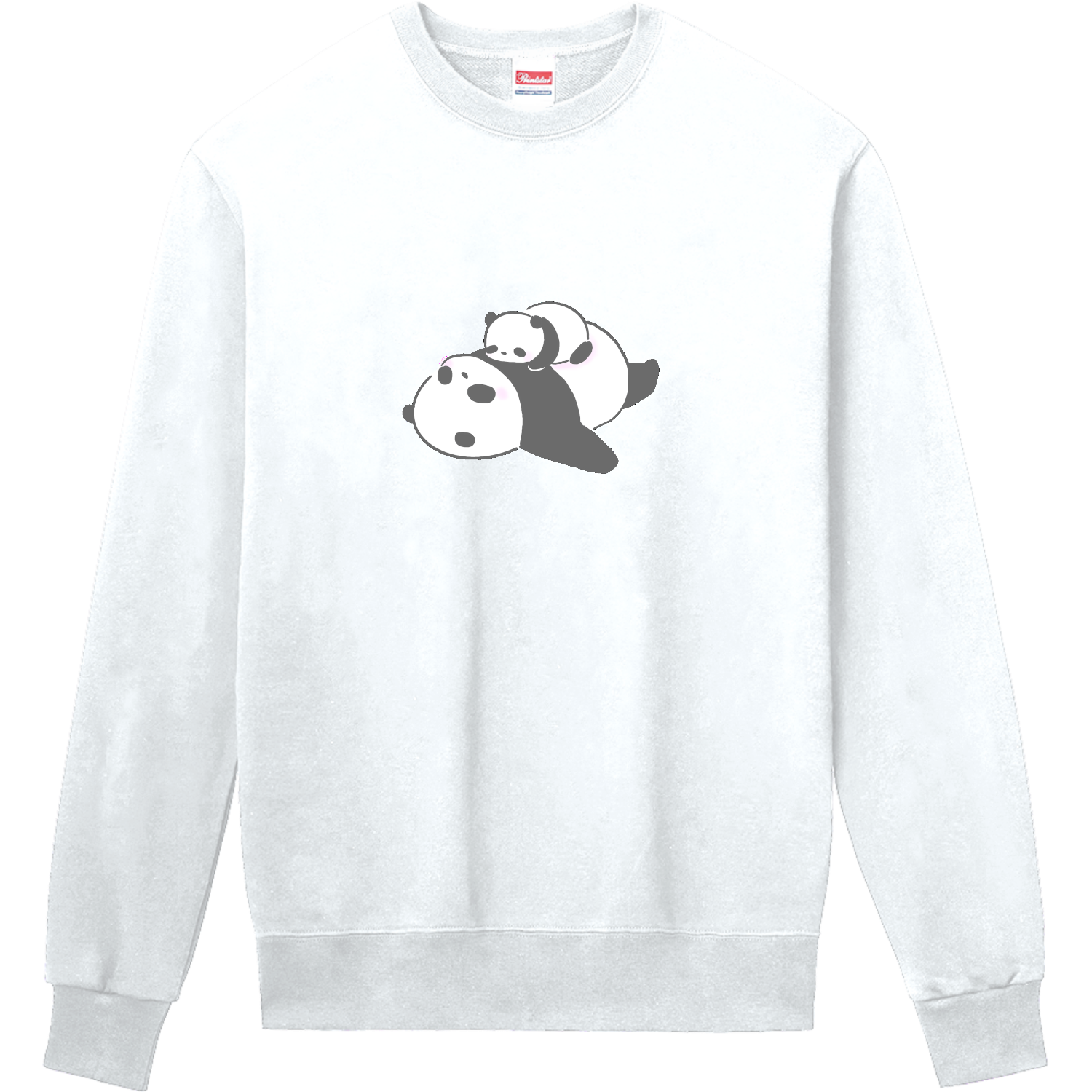 動物の親子(パンダ)定番Tシャツの商品購入ページ｜クリエイターの