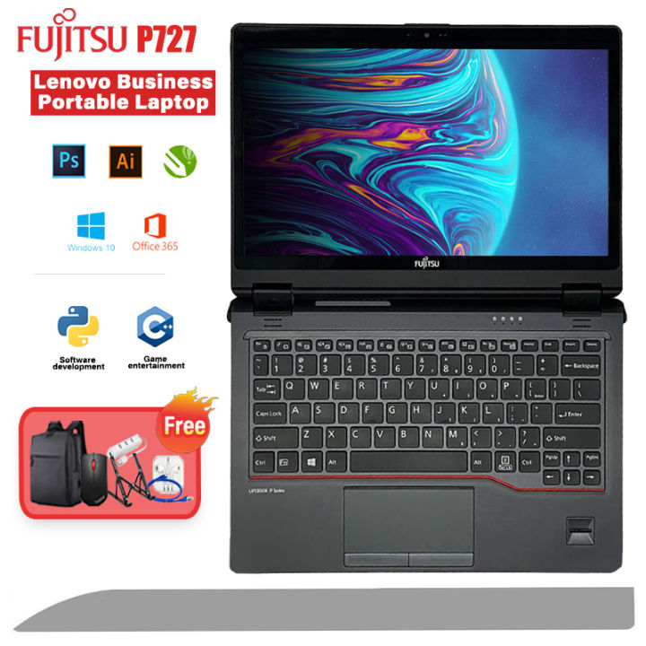 Fujitsu Lifebook P727 Touchscreen Laptop | Intel Core i5-7th Gen