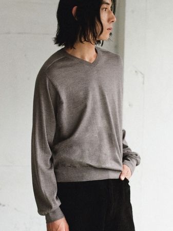 W/Si/Ca 18G V Neck Knit / 商品詳細ページ / LIDNM / Llife ONLINE