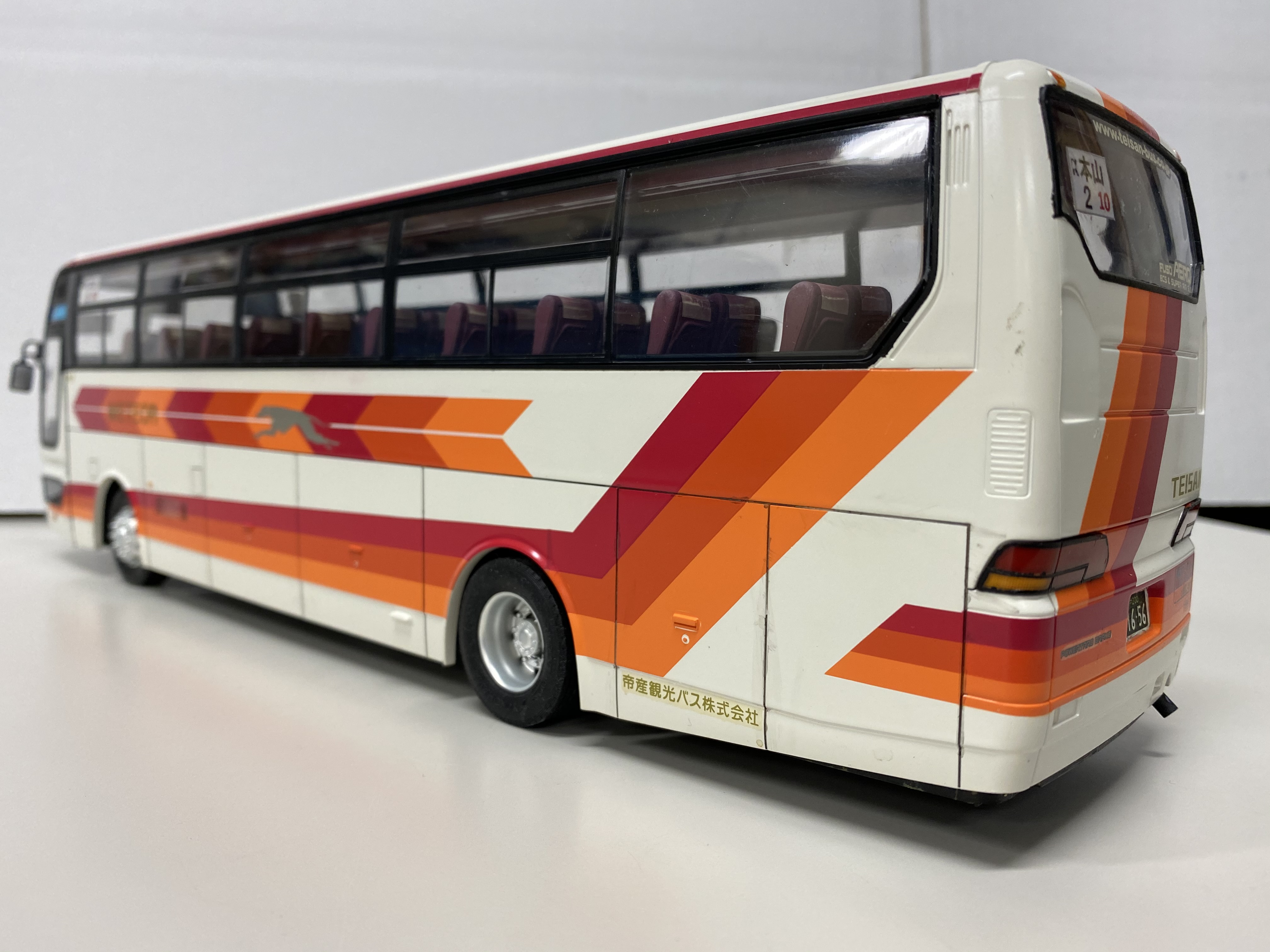 帝産観光バス アオシマ1/32 観光バス 三菱ふそうエアロクイーン｜車