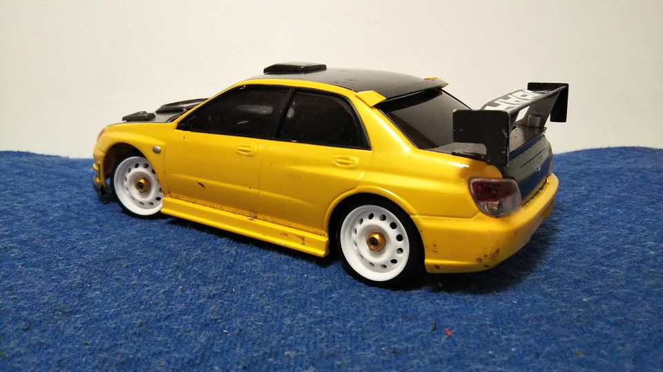 ミニッツAWD・FWD用 ホイールセット ナロー幅 オフセット＋1 鉄チン