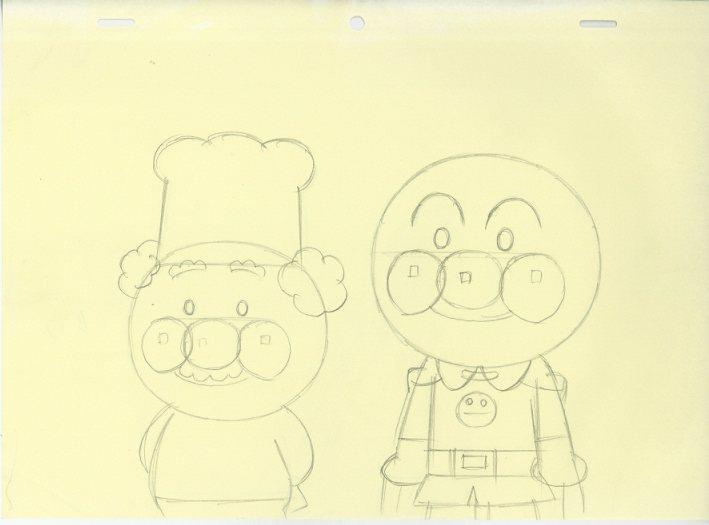 それいけ!アンパンマン ラフ原画