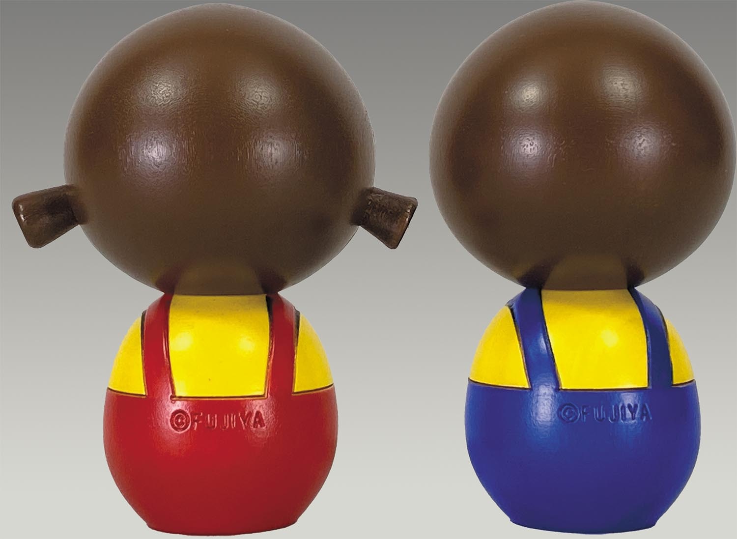 1338］ 不二家 ペコちゃんポコちゃん卯三郎こけし