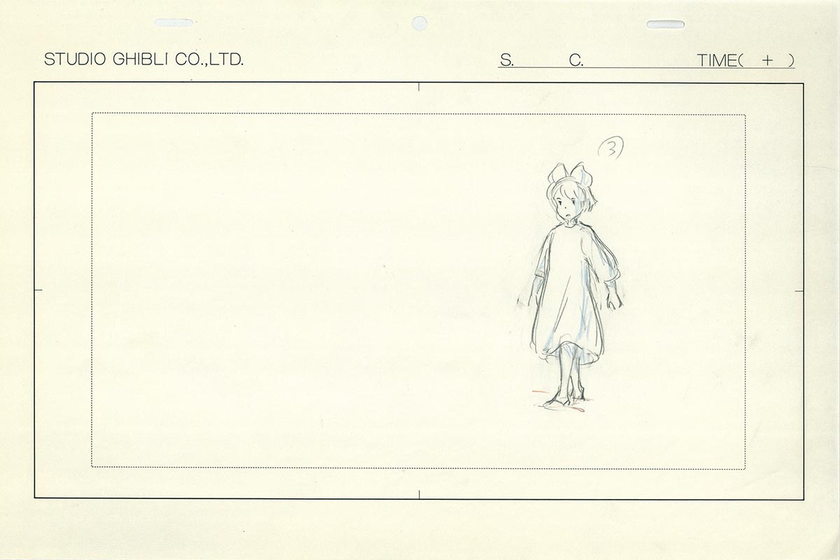 5423] 魔女の宅急便 ラフ原画 / 直筆:宮崎駿