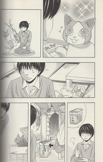 吉川景都直筆イラスト色紙 片桐くん家に猫がいるサイン色紙懸賞当選品