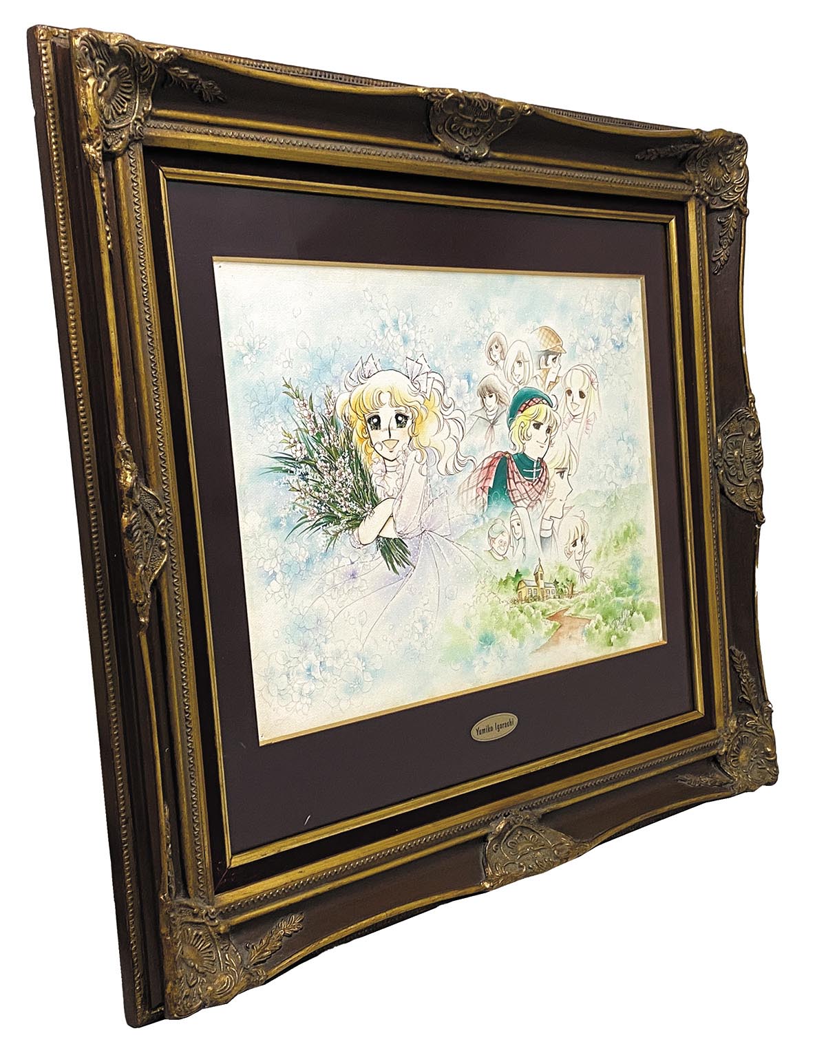 いがらしゆみこ直筆カラー原稿「キャンディ・キャンディ」なかよし1979