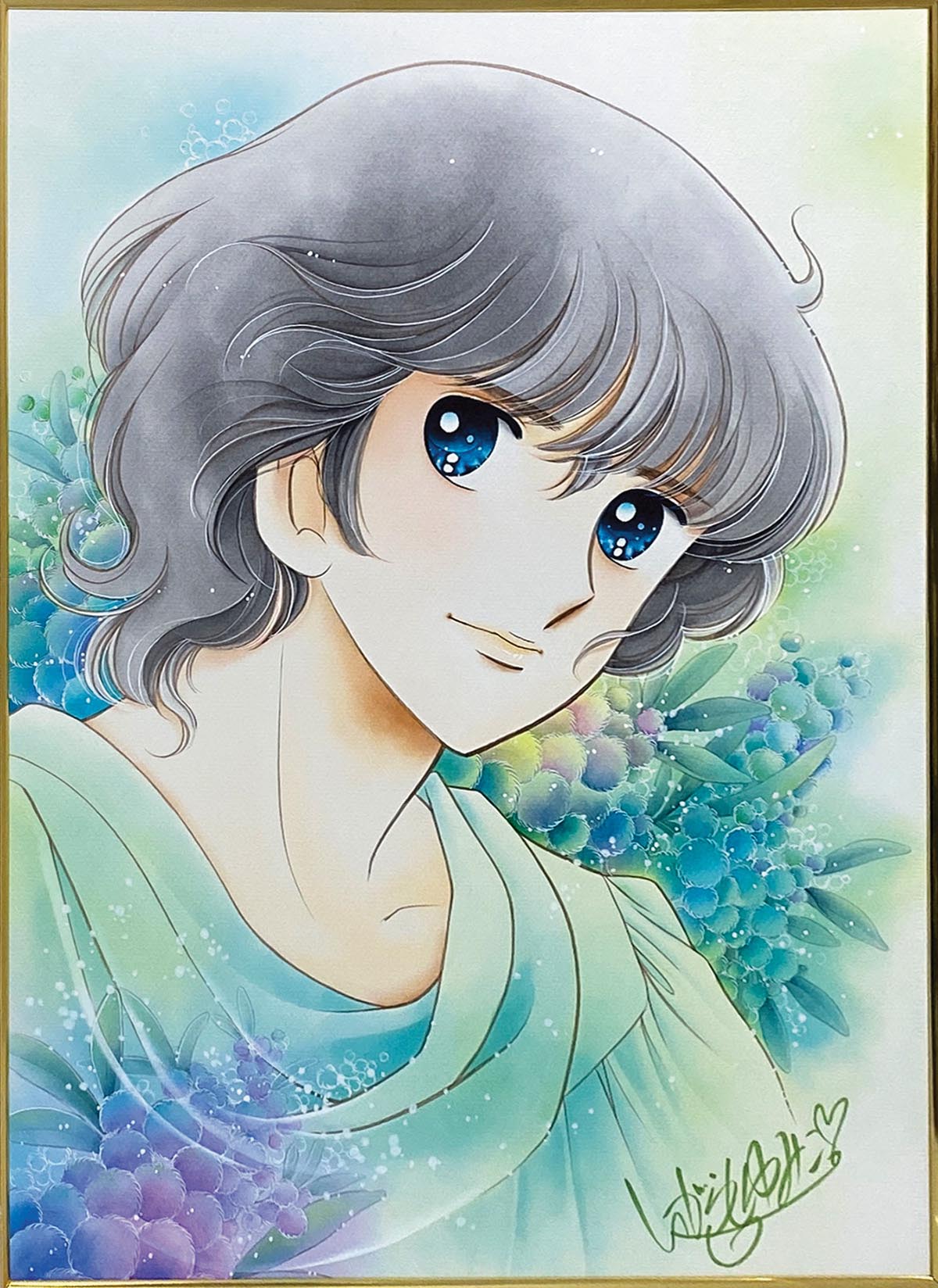 いがらしゆみこ直筆カラーイラスト「キャンディキャンディ」涼やかな君