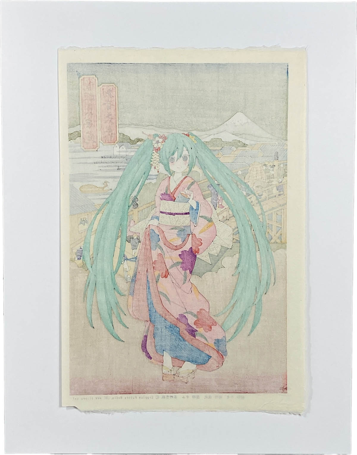 職人技が光る超高級品……！ お江戸の初音ミクが描か