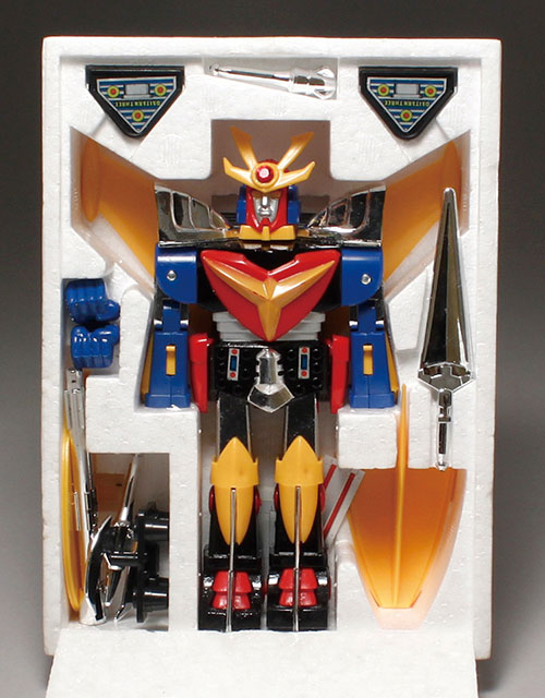 クローバー 無敵鋼人ダイターン3 ダイカスト プッシュダイターン