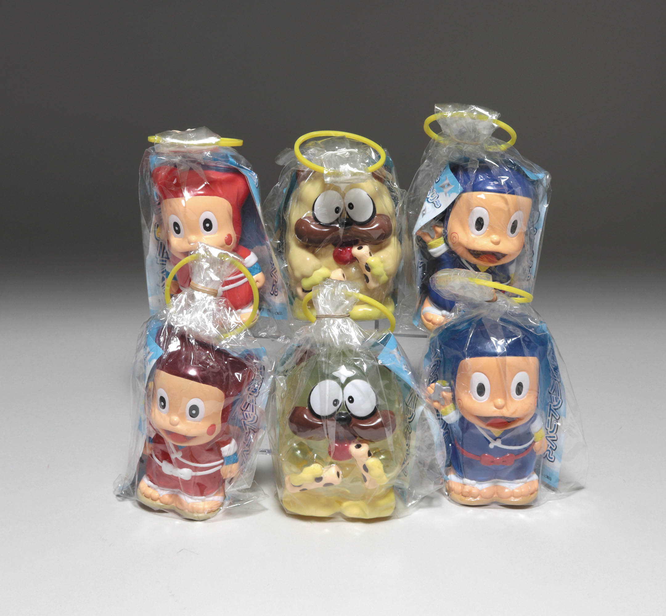 忍者ハットリくん ソフビバンク ノーマル＆クリアタイプ 全6種