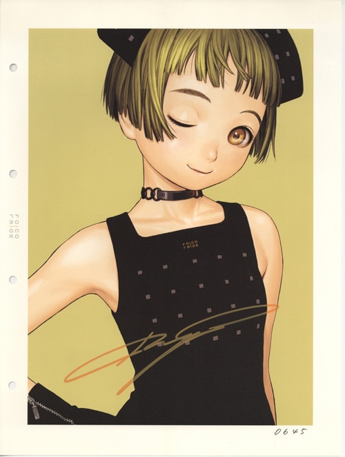 村田蓮爾 直筆サイン入りカラー複製イラスト付き本「村田蓮爾第3画集