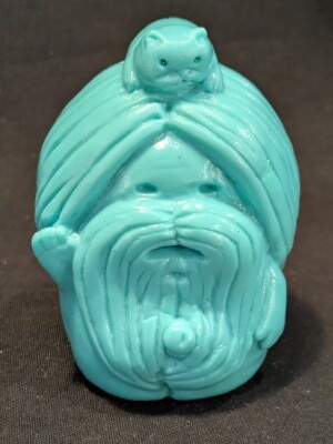 ブルマァク ブルマァクの怪獣シリーズ アンギラス 黄緑VINミニソフビ