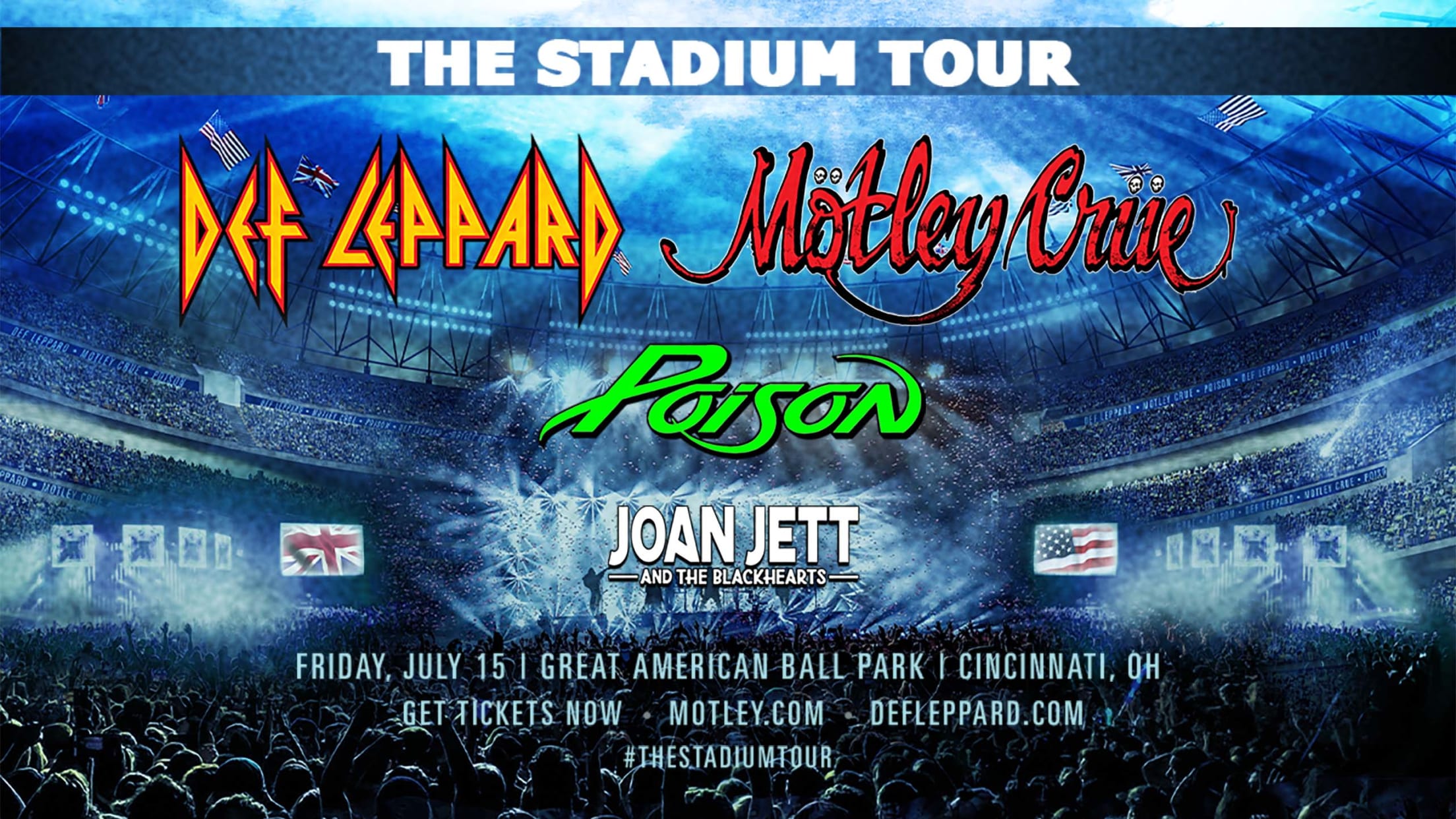 Def Leppard / Mötley Crüe Stadium Tour | Cincinnati Reds