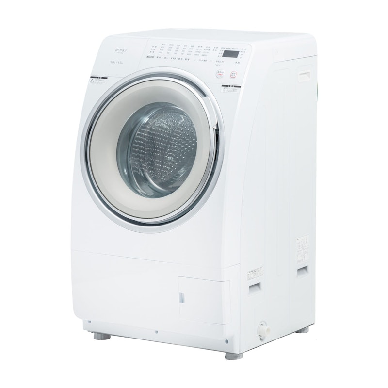 未使用に違い2025年製ドラム式洗濯乾燥機RORO YWM-YV90N 美品未使用