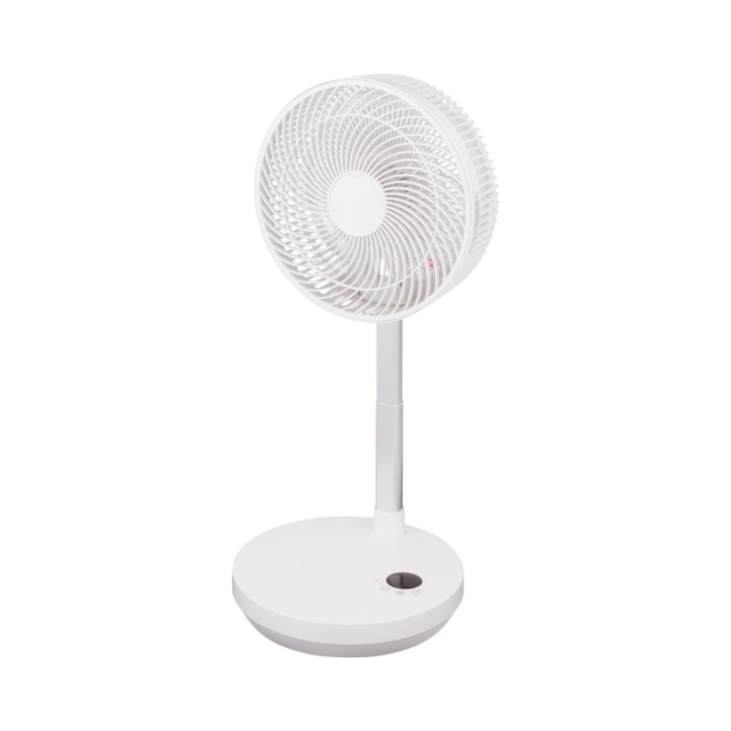 ニトリ DCタイプ 折りたためるコードレス扇風機 FD03NG-WHを検証