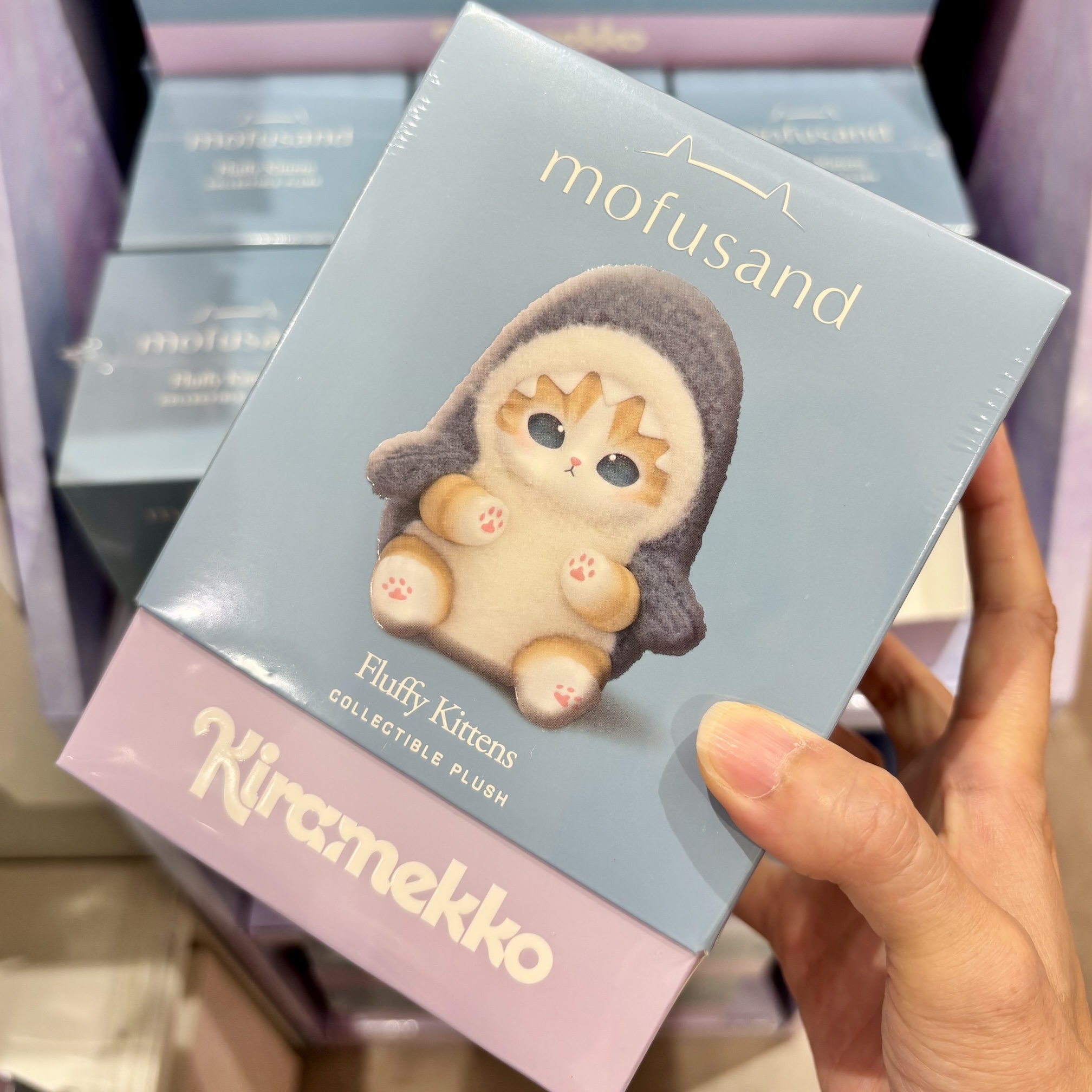 Order】Mofusand Kiramekko Fluffy Kittens Mascot Keychain Blind Box