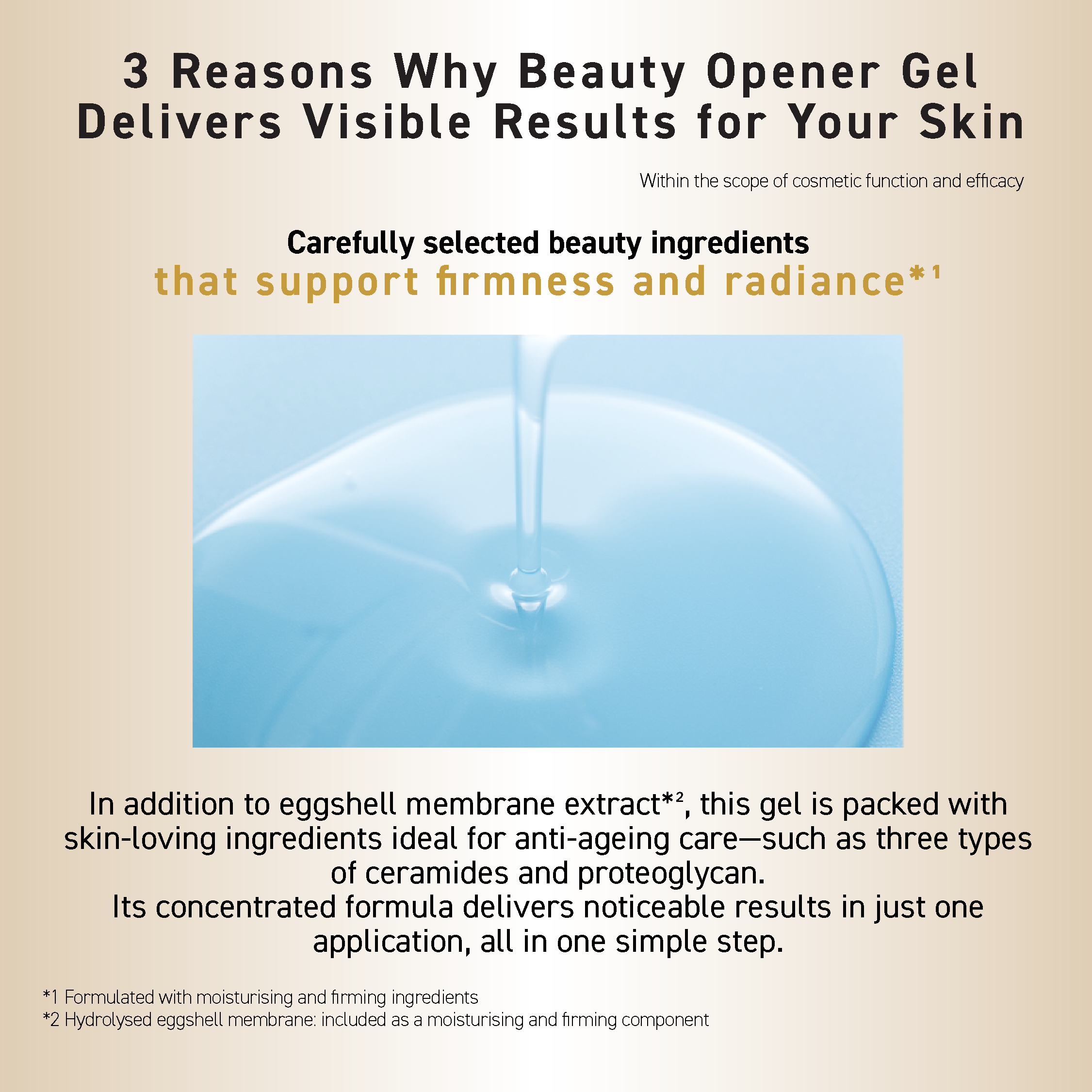 OZIO BEAUTY OPENER GEL – BEME JAPAN