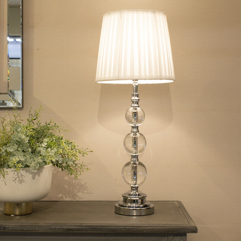 クラシック調ガラステーブルランプ | エレガントな雰囲気と高級感の
