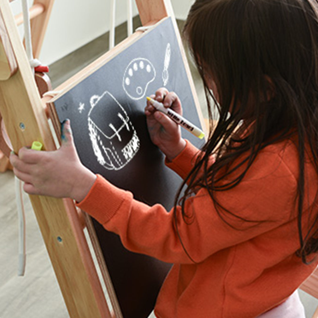 木製子供用室内ジャングルジム | 多機能で安全設計 室内遊びに最適な