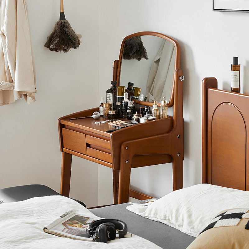 ツゲ材 天然木コンパクトドレッサー | ヴィンテージ感と実用性を