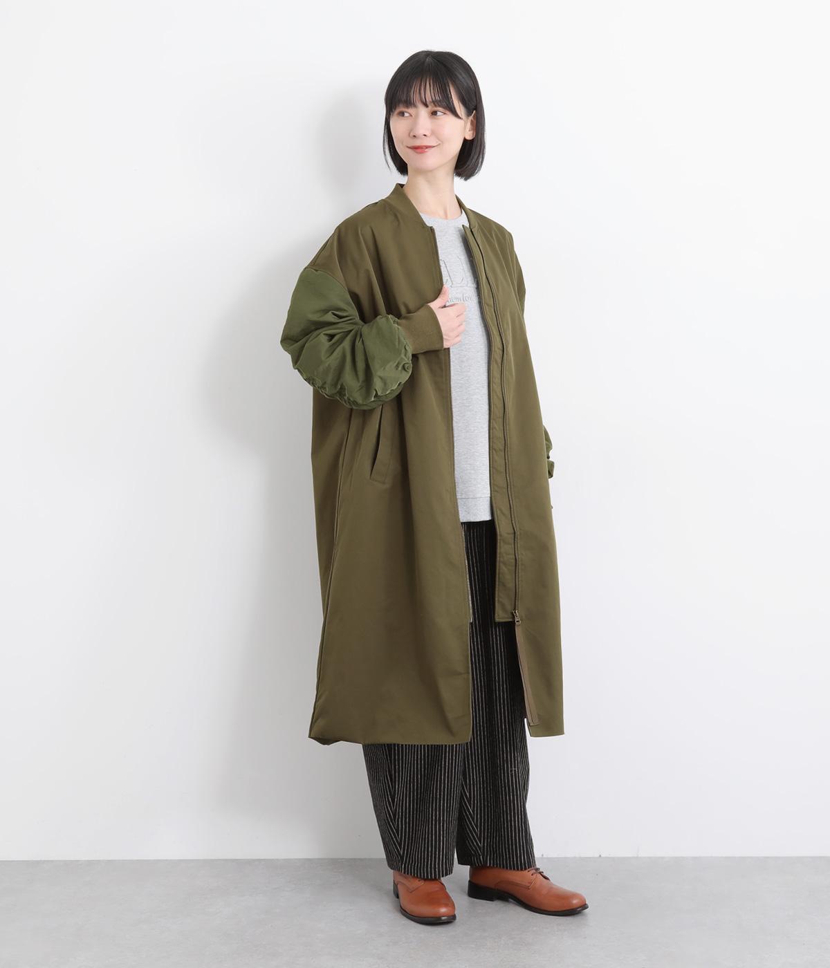 ツイルナイロン MA-1ロングブルゾンコート｜le colis（ルコリ）の商品詳細