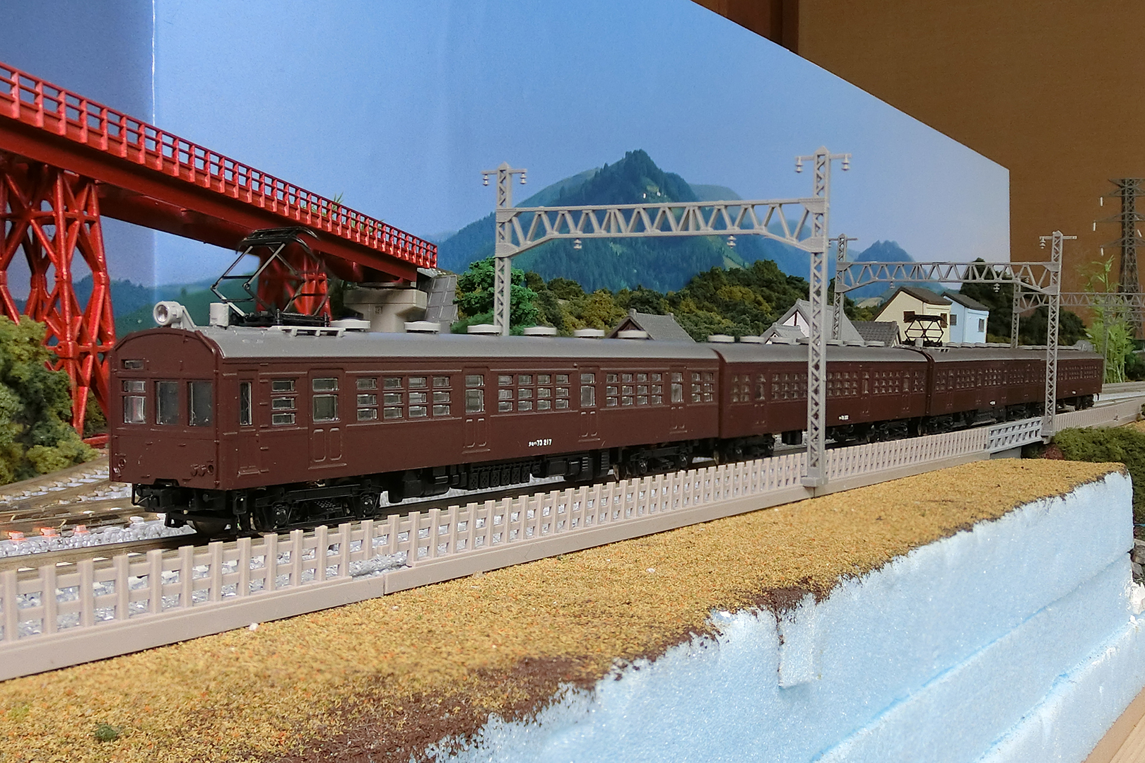 TOMIX 92067 国鉄72・73形通勤電車 4両基本セット 入線: Nゲージ立川駅