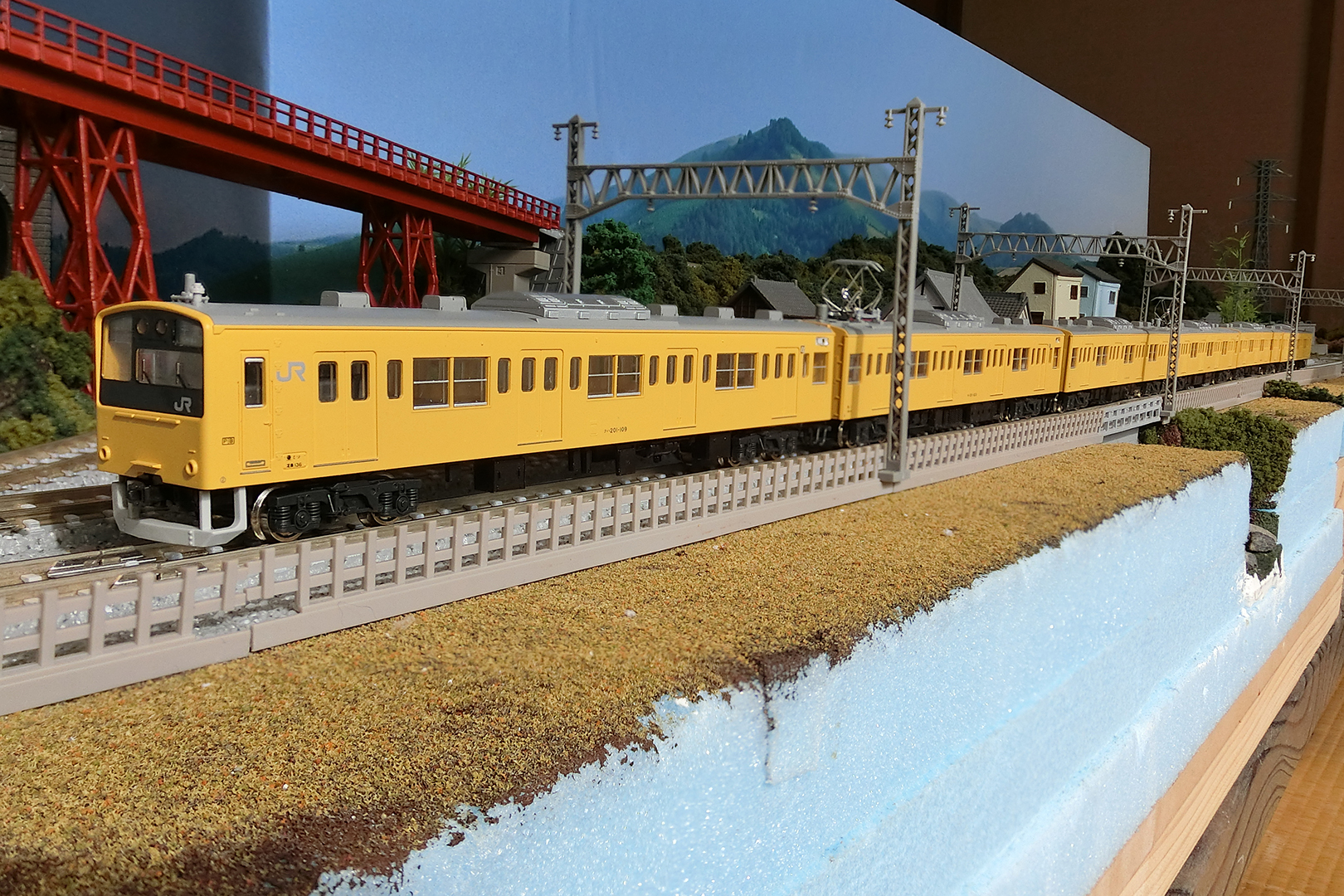 KATO 10-371 JR201系 直流通勤形電車 総武線 (カナリヤ) 6両基本セット