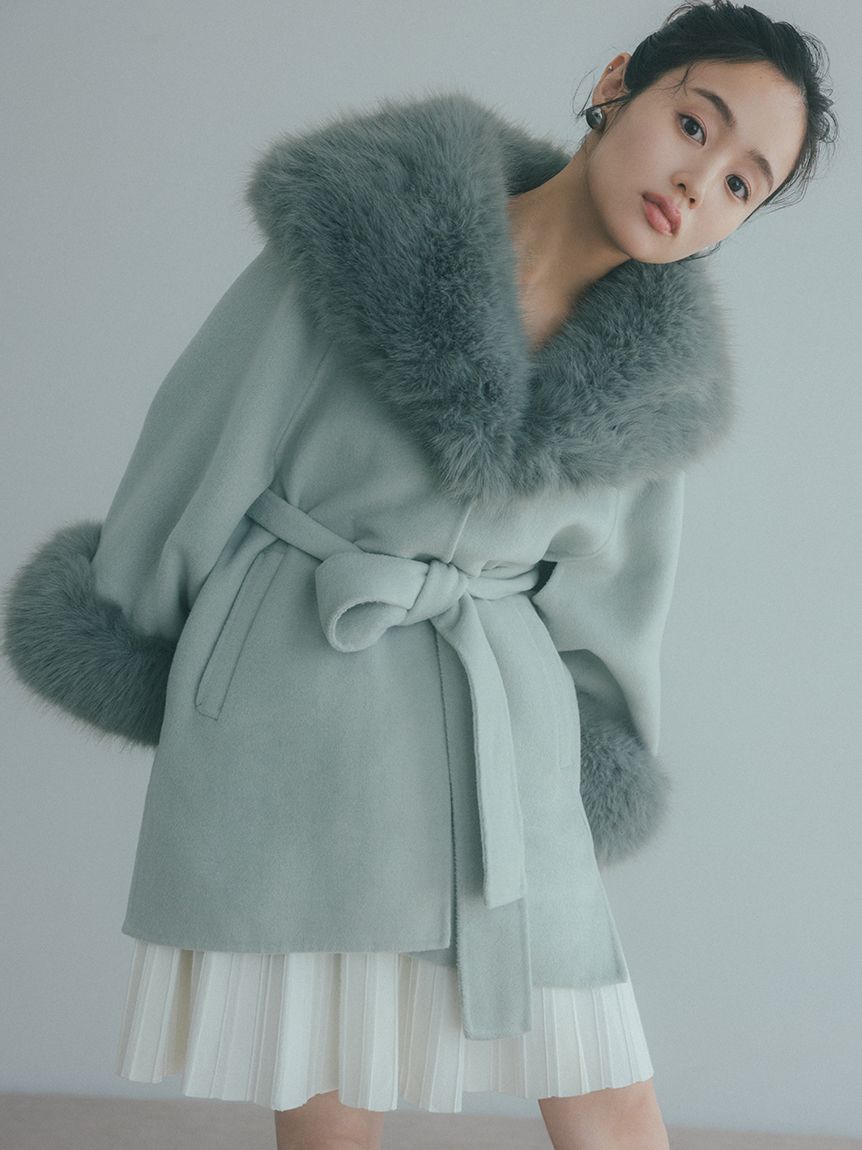 ファーケープコート(コート)｜アウター｜SNIDEL(スナイデル)の通販