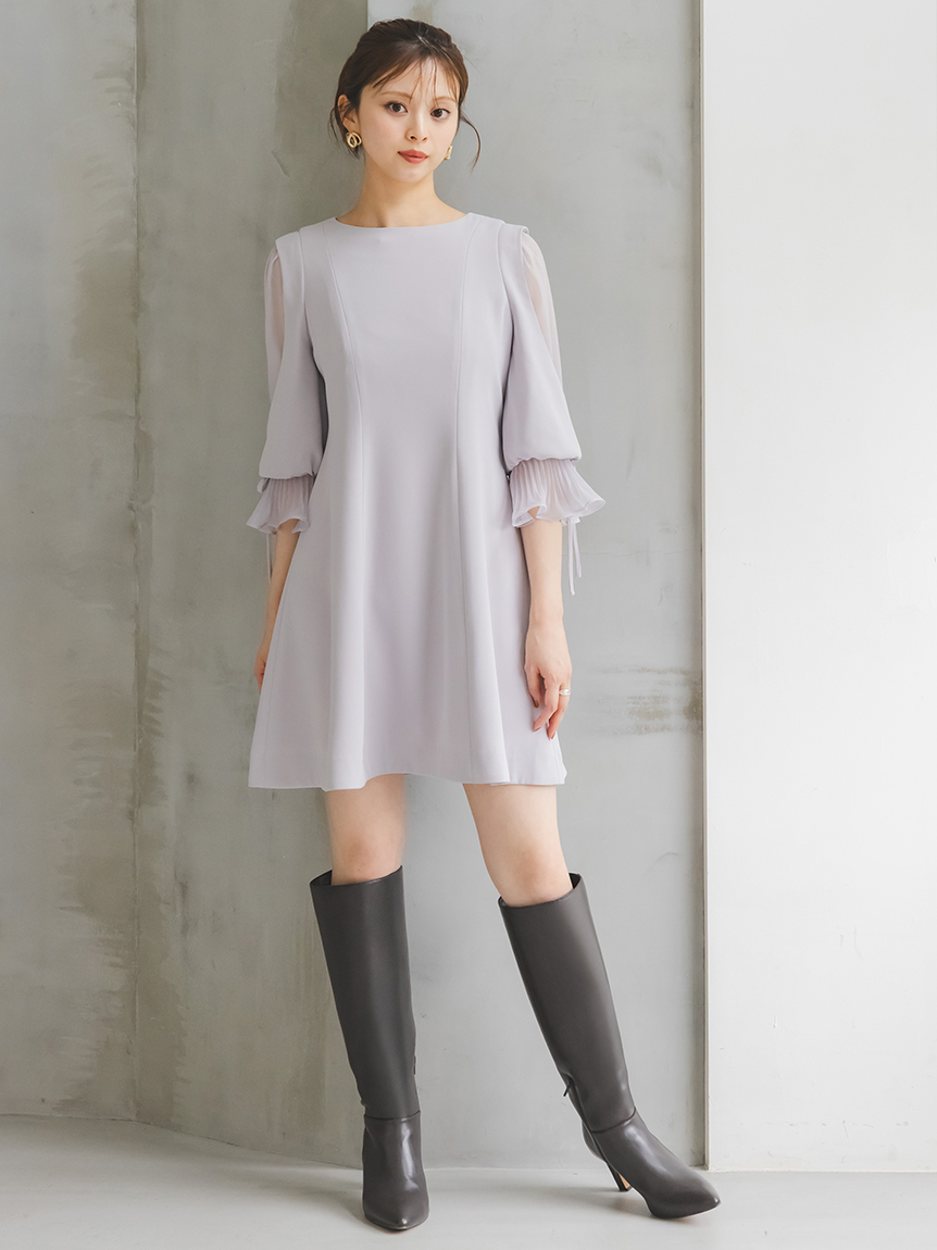 レディライクフレアミニワンピース(ミニワンピース)｜ワンピース