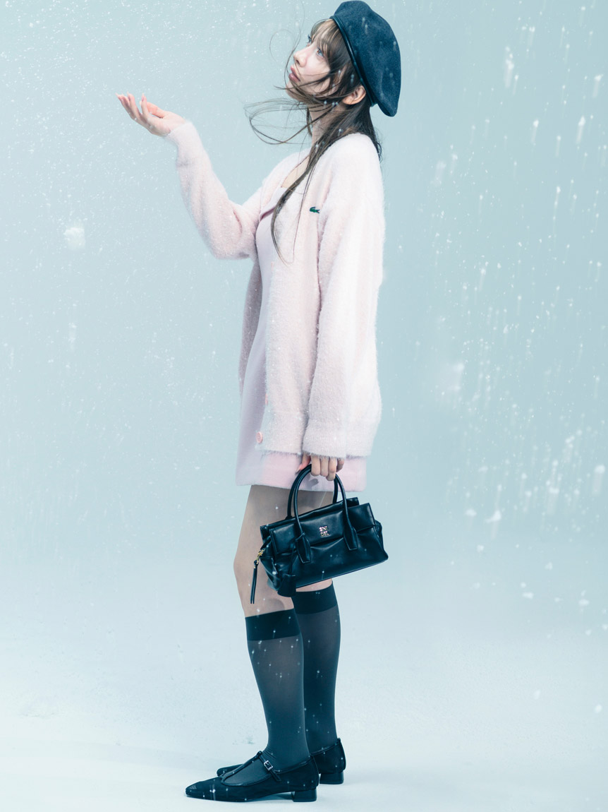 LACOSTE/ラメニットカーディガン(カーディガン)｜トップス｜SNIDEL