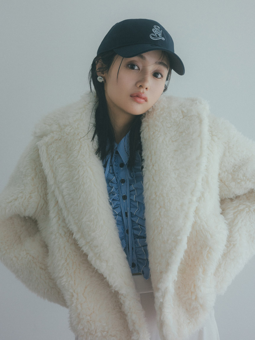 フリルニットカーディガン(カーディガン)｜トップス｜SNIDEL