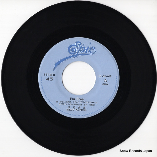 渡辺美里 i'm free 07.5H-244 | レコード買取