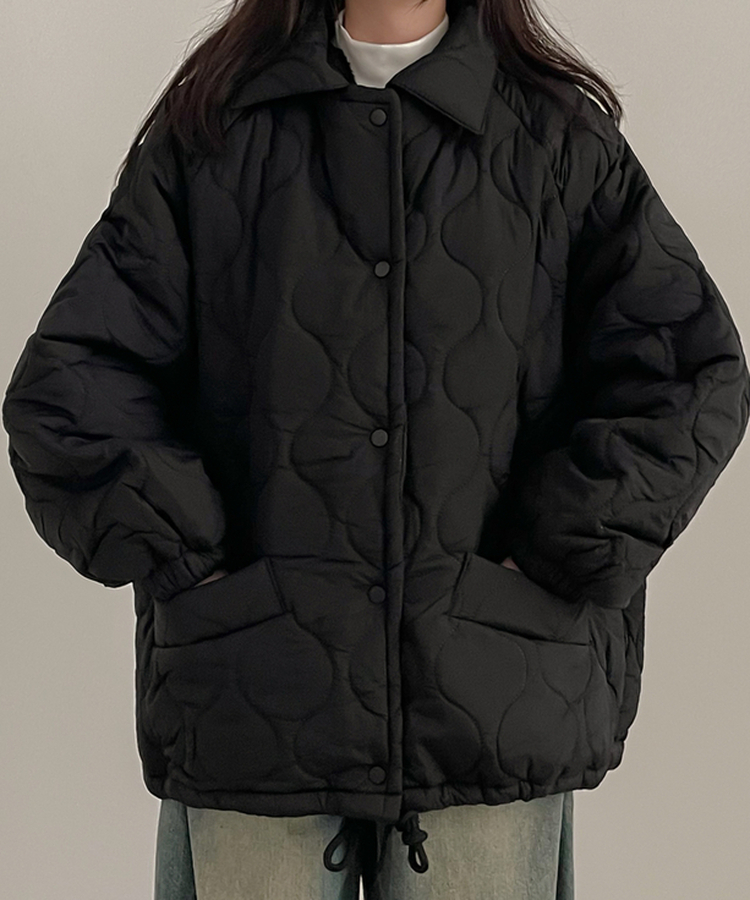 ベリーカラーキルティングダウンジャケット｜ダウン｜韓国ファッション