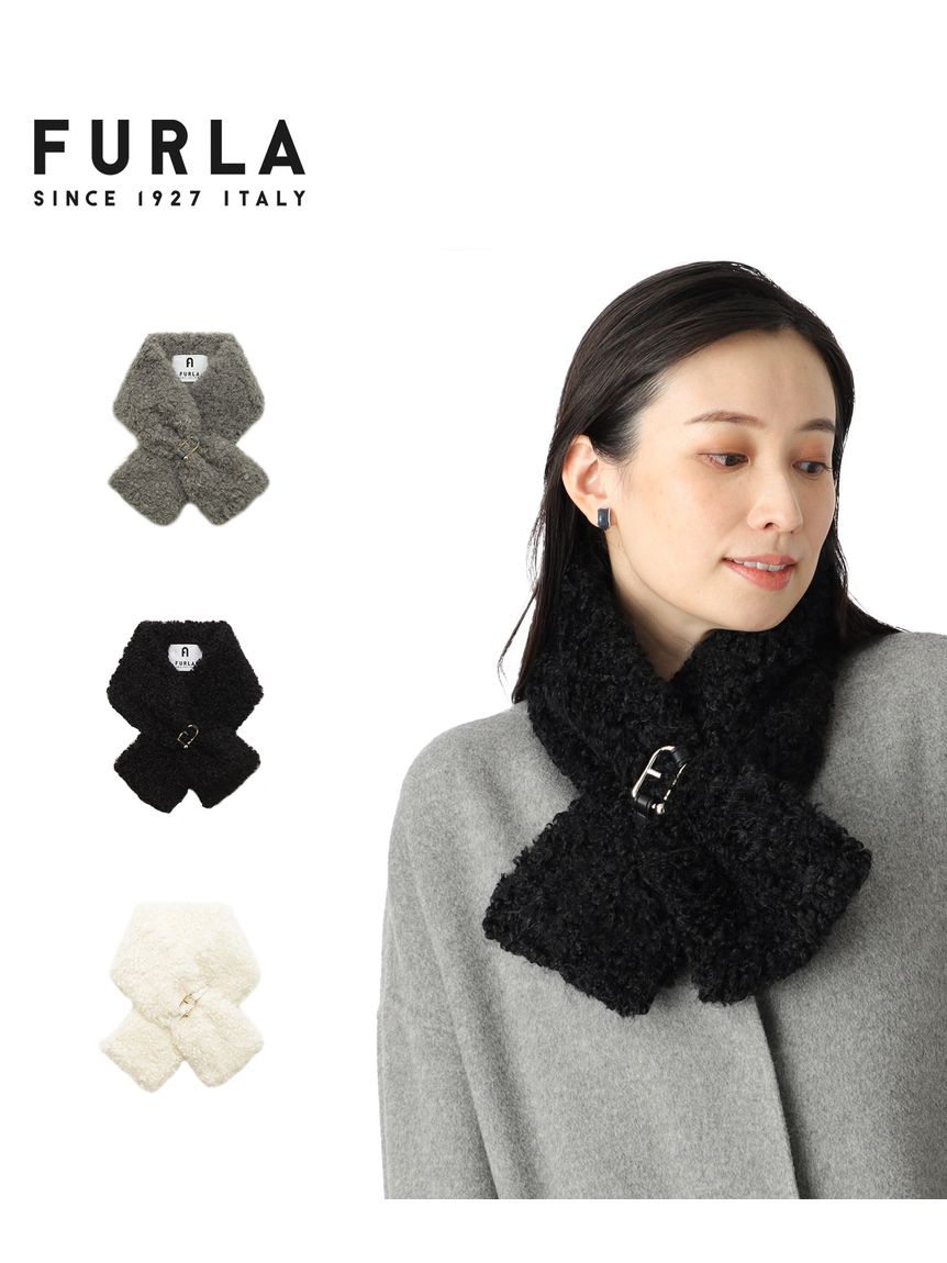 マフラー】フルラ (FURLA) プードルファーマフラー プレゼント ギフト