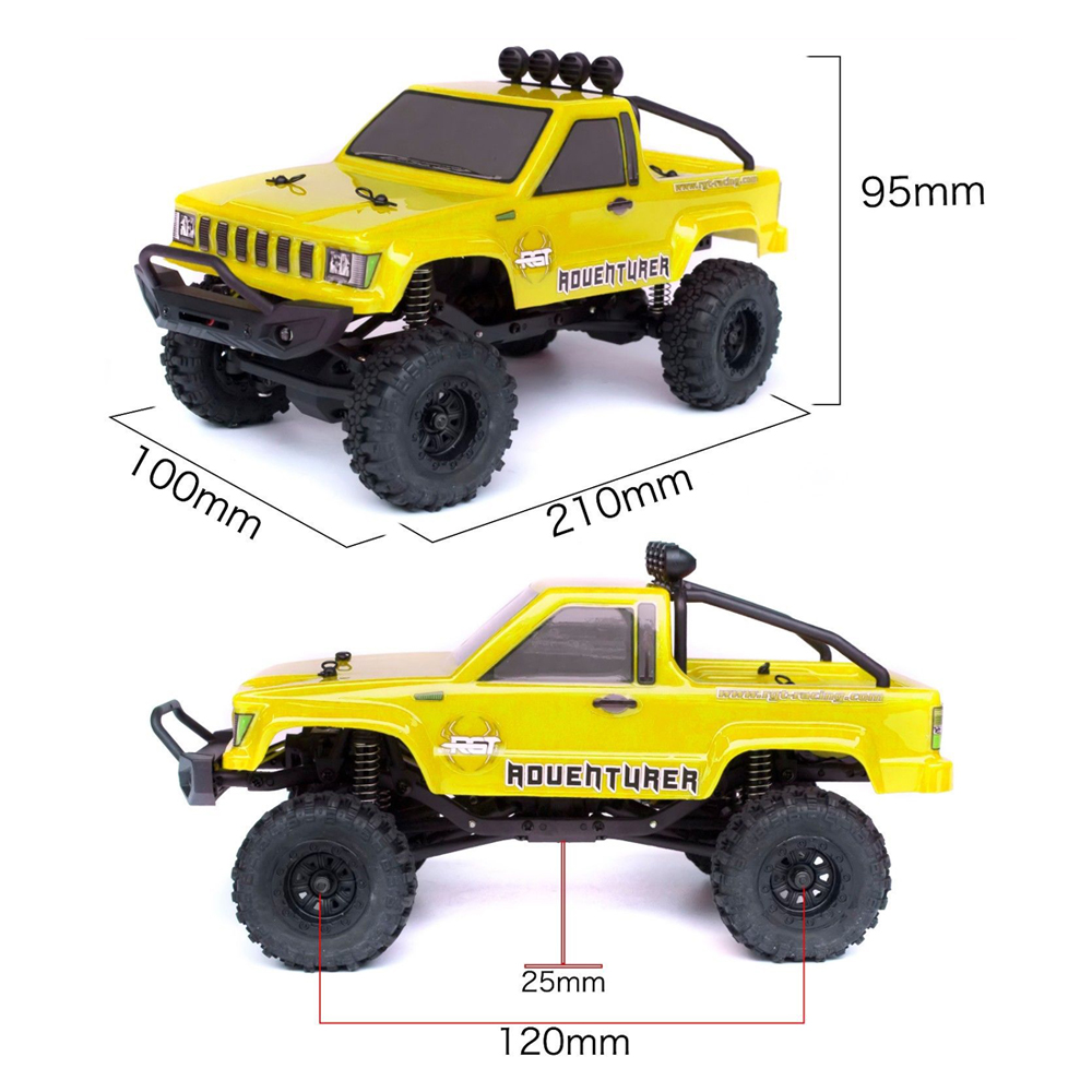 RGT RC Car 1/24 136240 4WD 4x4 Lipo mini Monster Off Road Truck